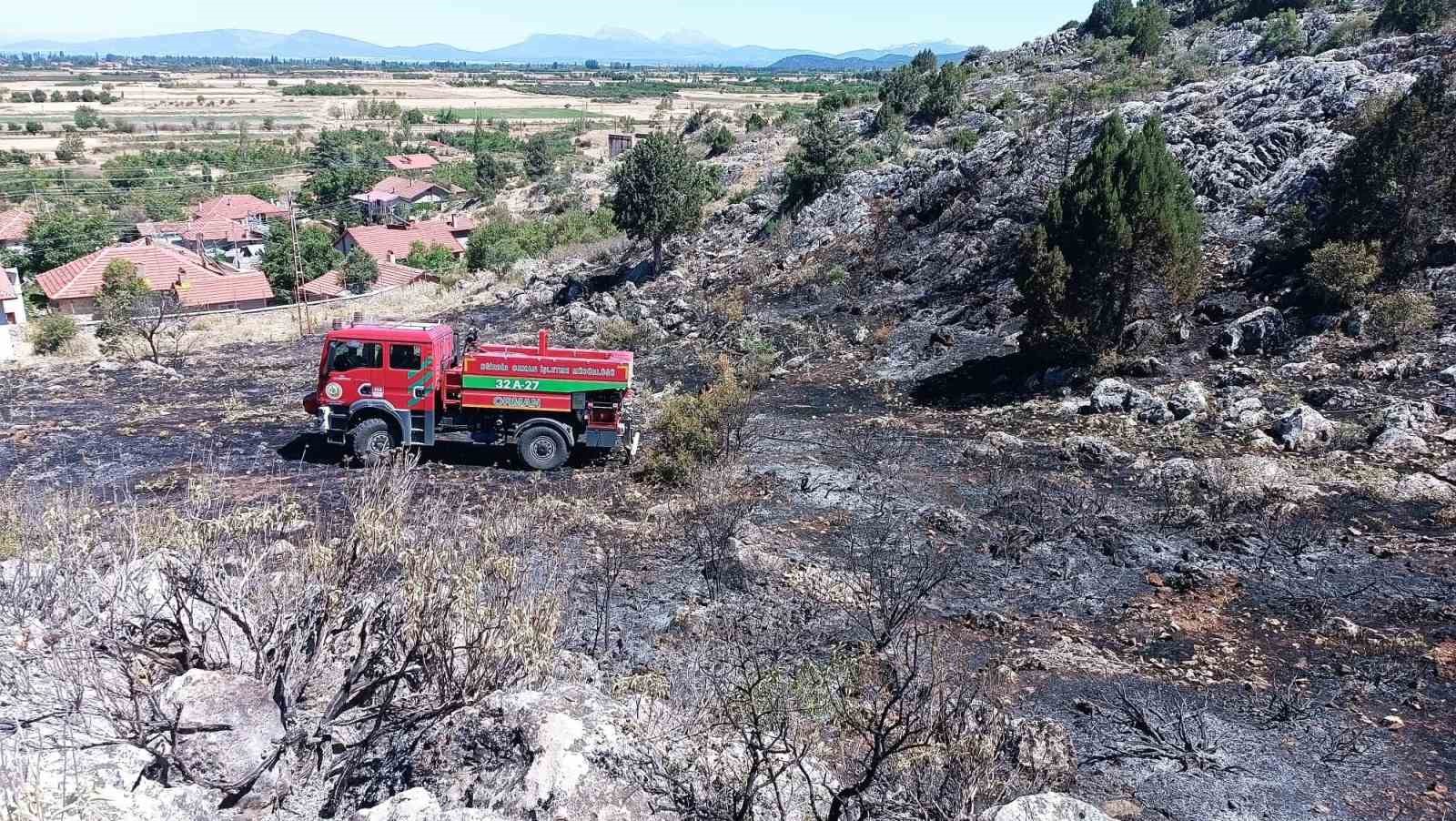 Isparta’daki orman yangını kontrol altına alındı