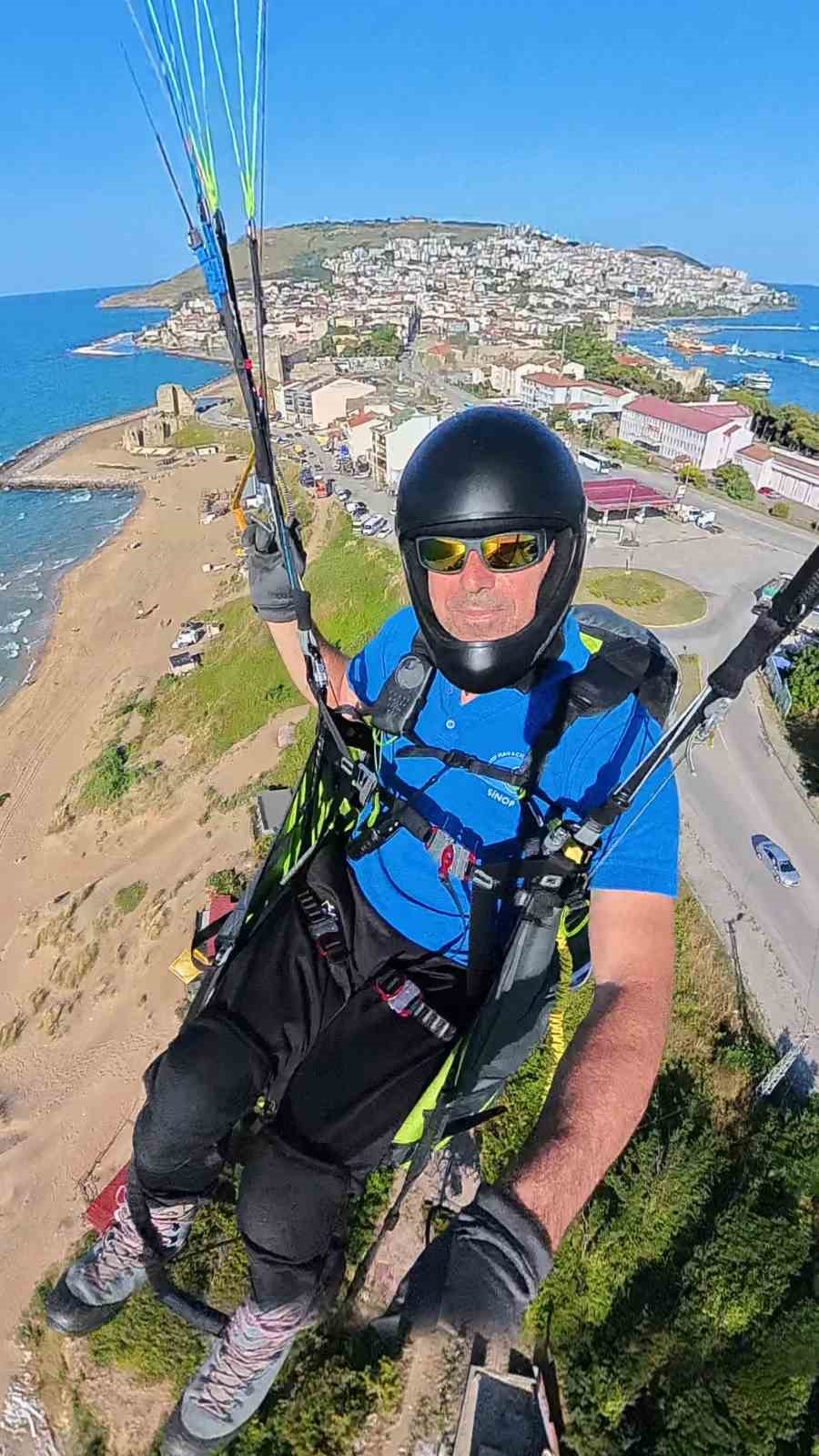Sinop’ta yamaç paraşütü etkinliği
