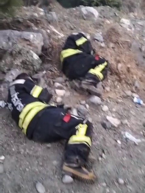 İşte Erzurum itfaiyesinin kahramanları
