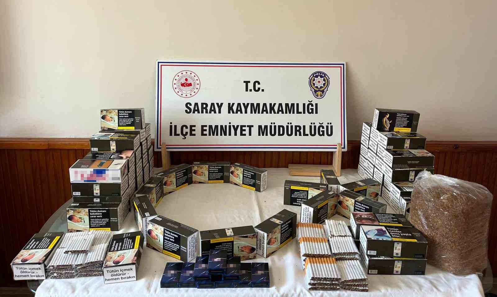 Tekirdağ’da kaçak tütün operasyonu: 3 kişi gözaltına alındı