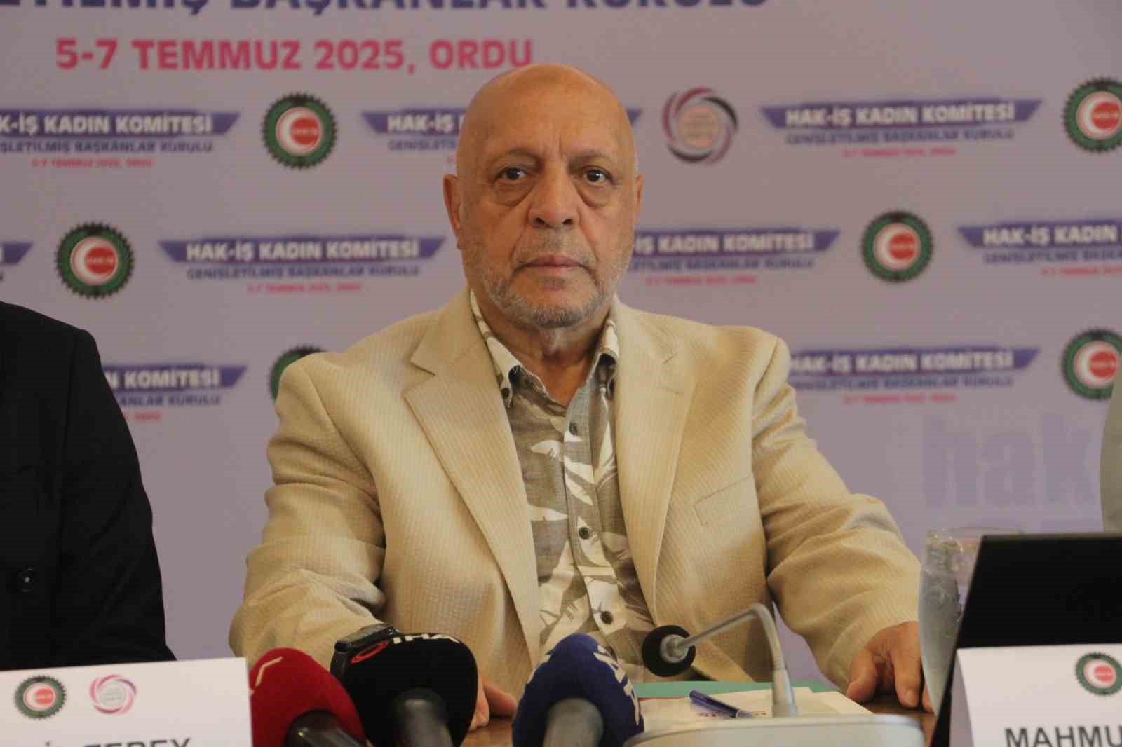 HAK-İŞ Genel Başkanı Arslan: "Lütfen bizim taleplerimizi çok yüksek talepler görmeyin"