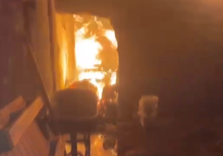 Kahramanmaraş’ta ahır yangını, 2 hayvan telef oldu