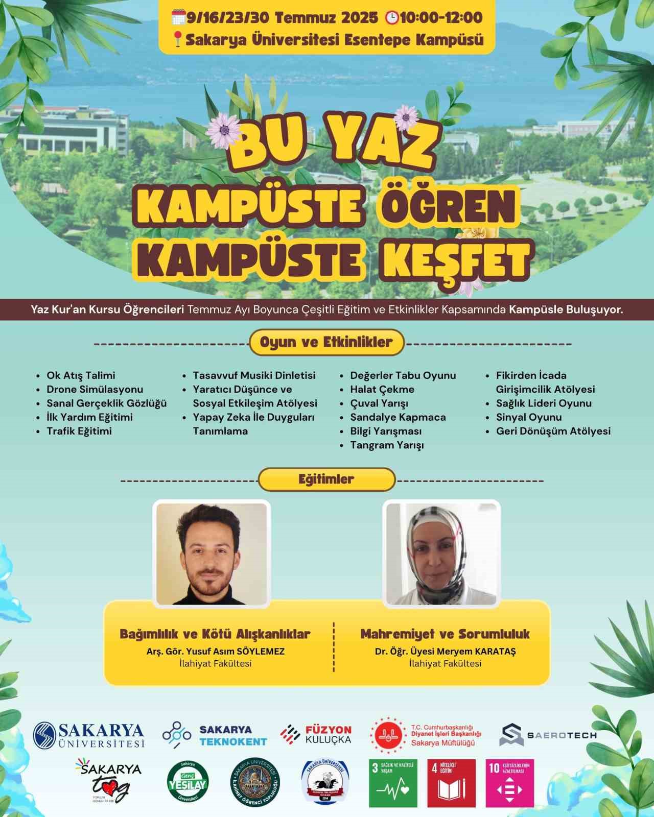 "Kampüste Öğren Kampüste Keşfet" projesi başlıyor