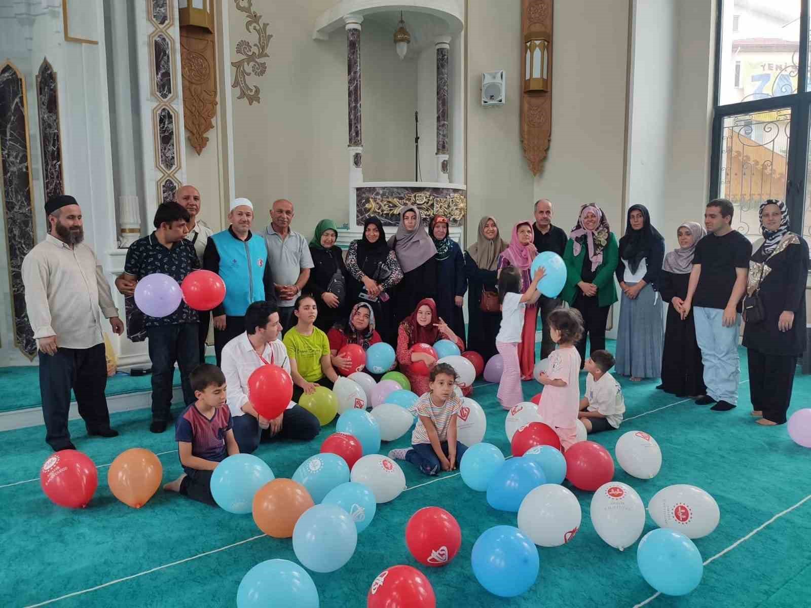 Otizmli ve down sendromlu çocuklara Kur’an kursu