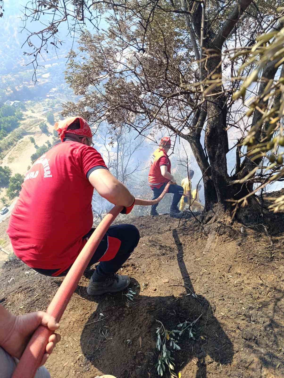 NAFAD bölgedeki yangınlarda aktif görev alıyor
