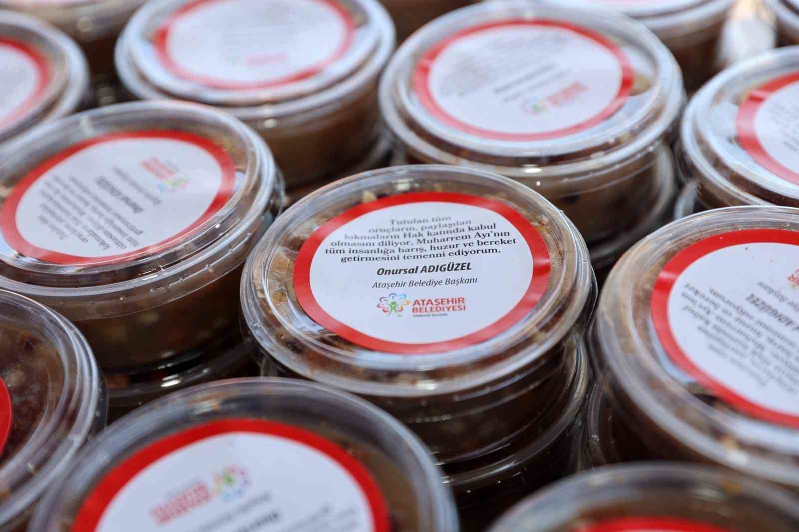 Ataşehir&rsquo;de 12 farklı noktada aşure dağıtılacak
