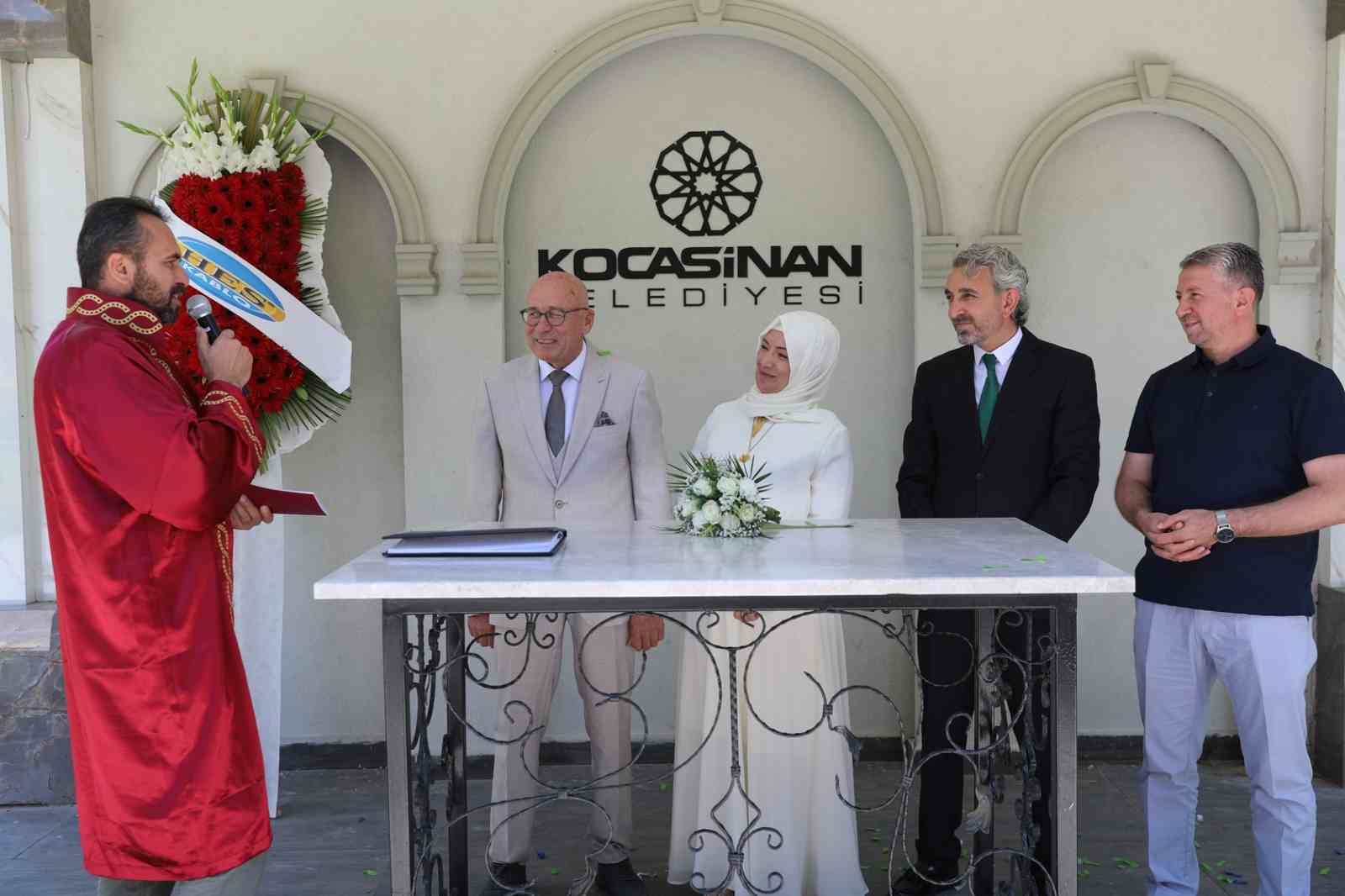 Kocasinan&rsquo;da &lsquo;07.07.2025&rsquo; tarihinde 25 nikah kıyıldı
