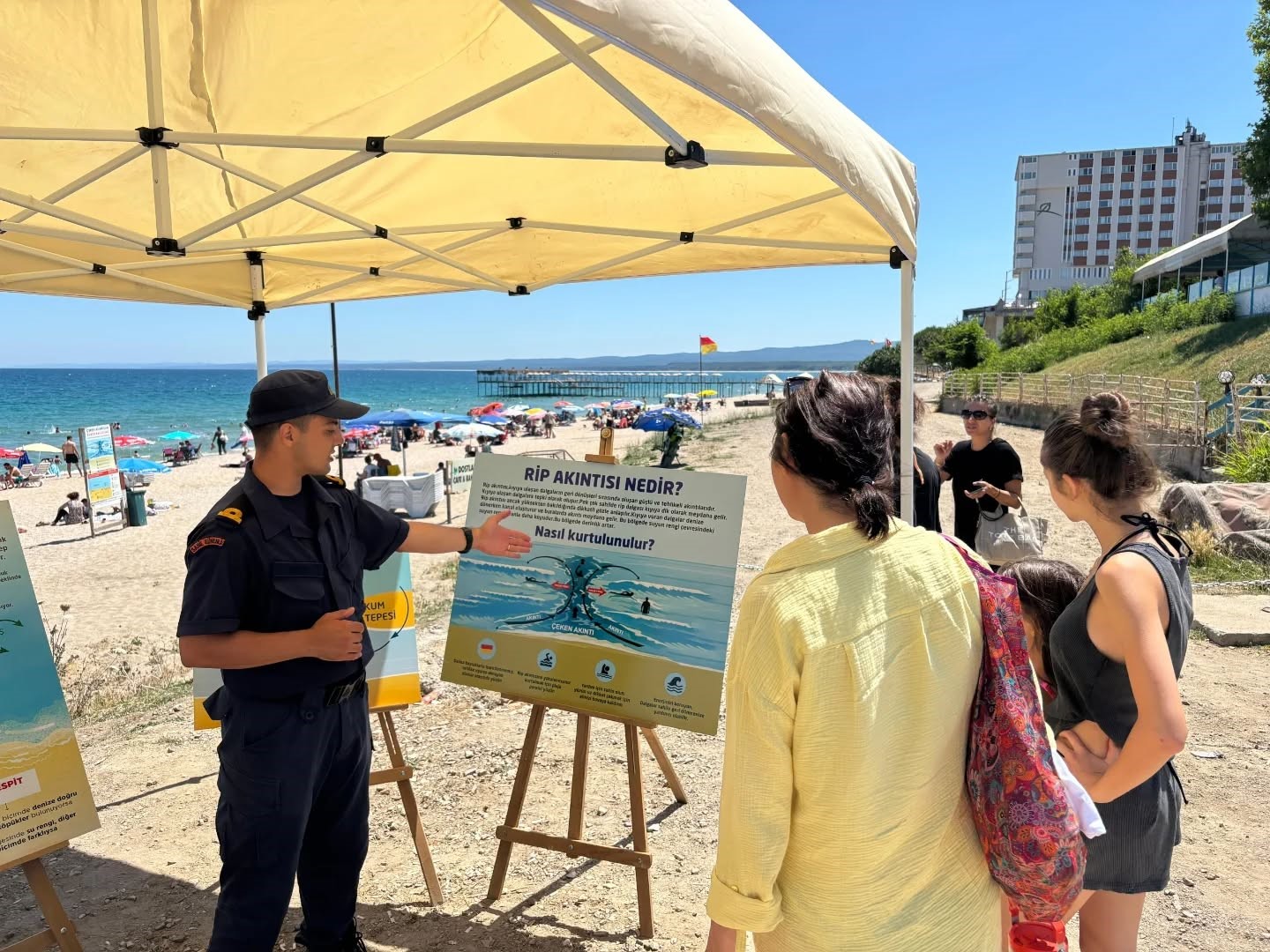 Kırklareli’nde Sahil Güvenlikten ’rip akıntısı’ uyarısı
