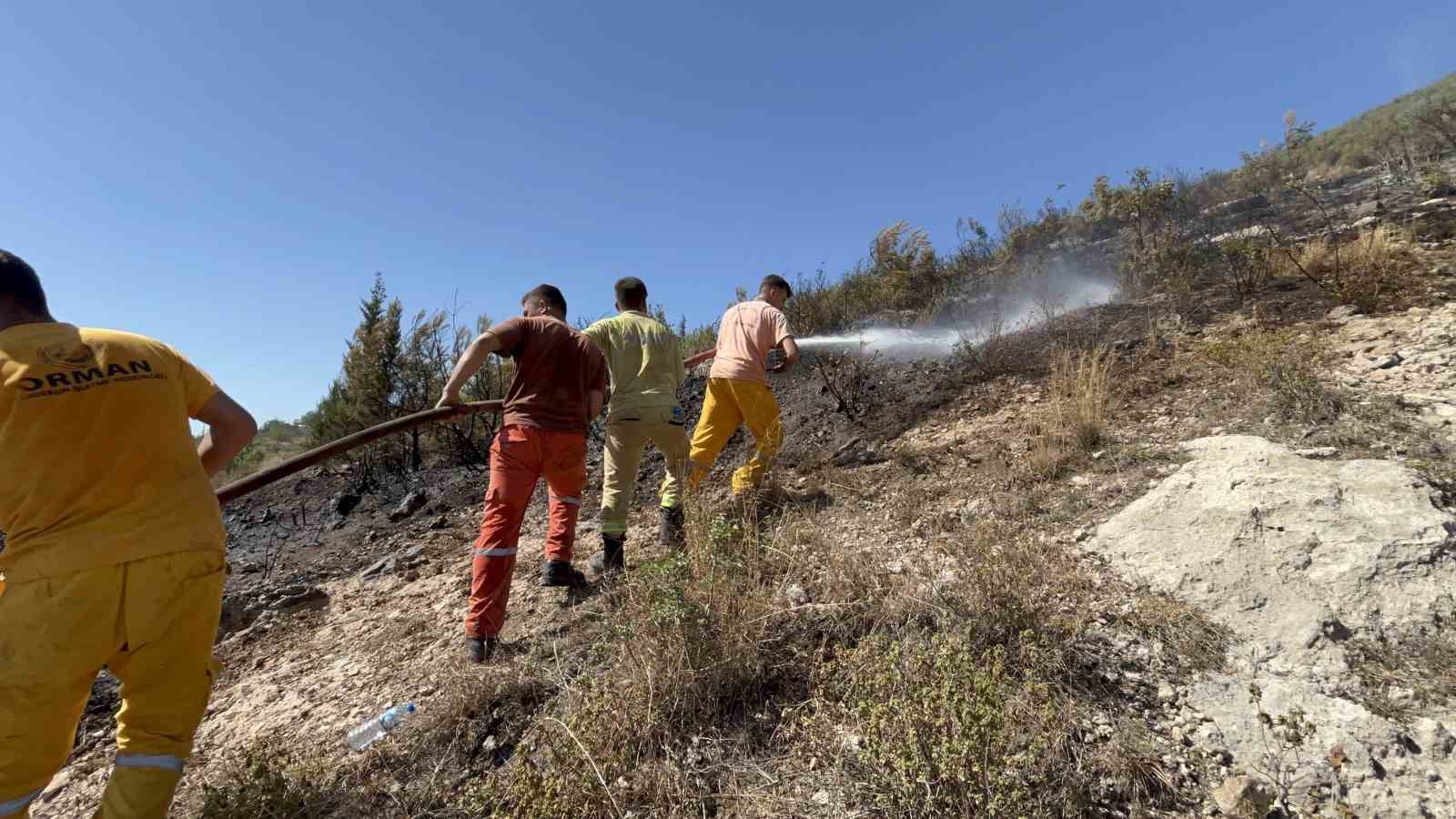 Hatay’da orman yangını kısa sürede kontrol altına alındı