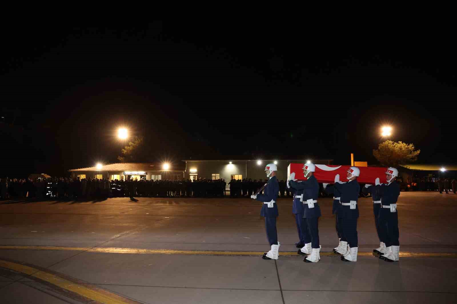 Şehit Ümit Üzüm’ün cenazesi Kayseri’ye getirildi