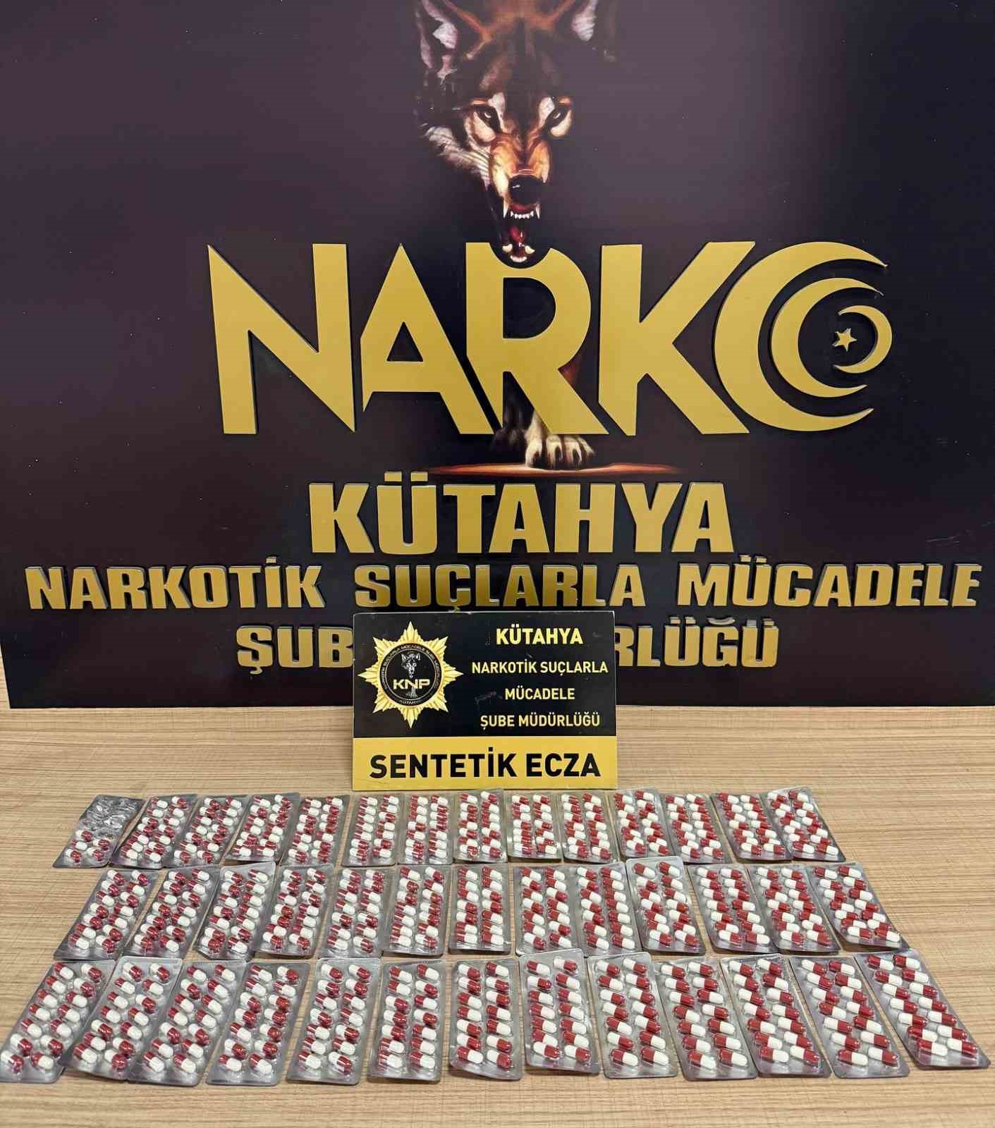 Kütahya’da Narkotim ekiplerinden uyuşturucu operasyonu, 4 şüpheli tutuklandı