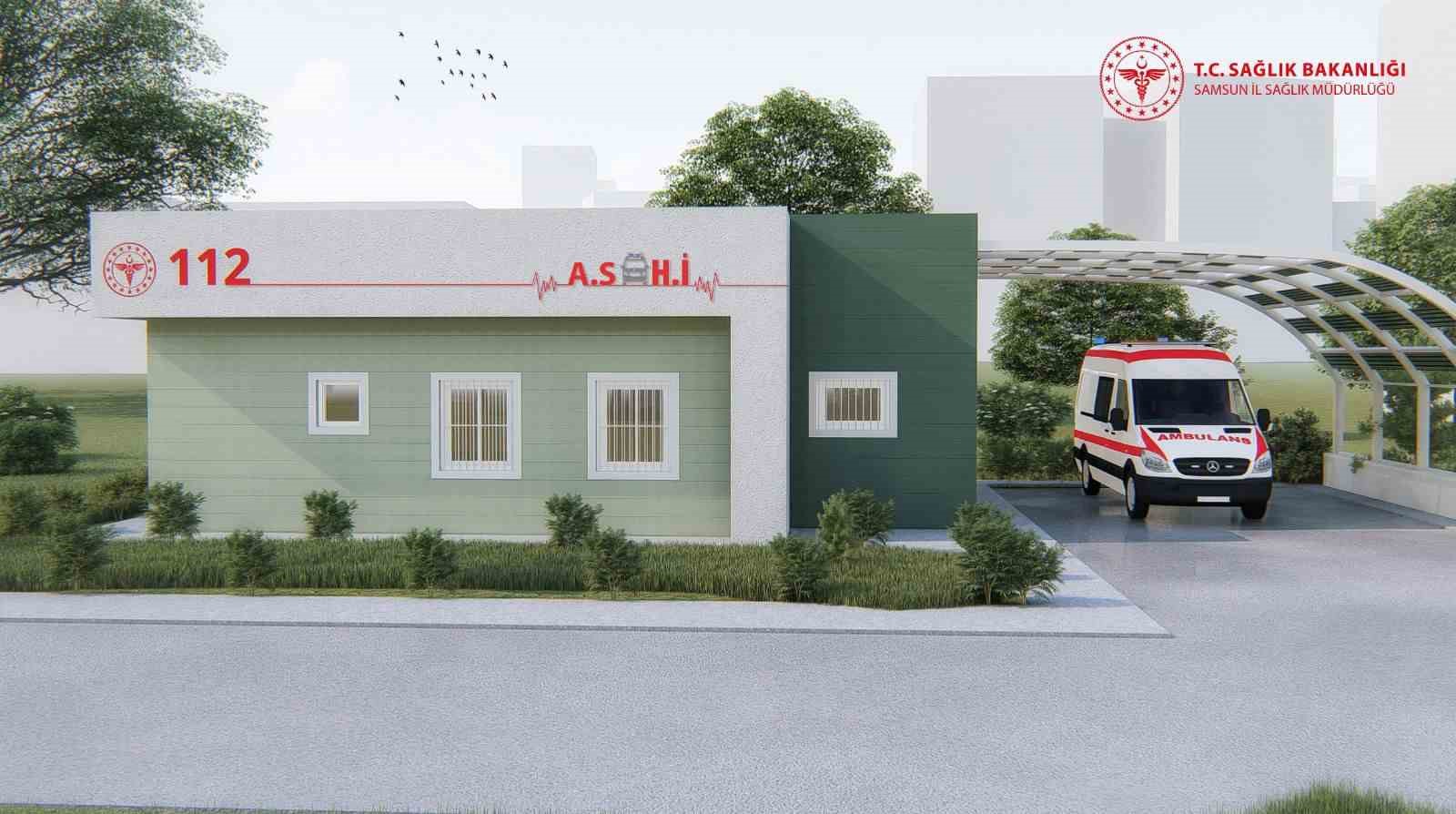 Devlet-vatandaş iş birliğiyle Samsun’a yeni acil sağlık hizmetleri istasyonu