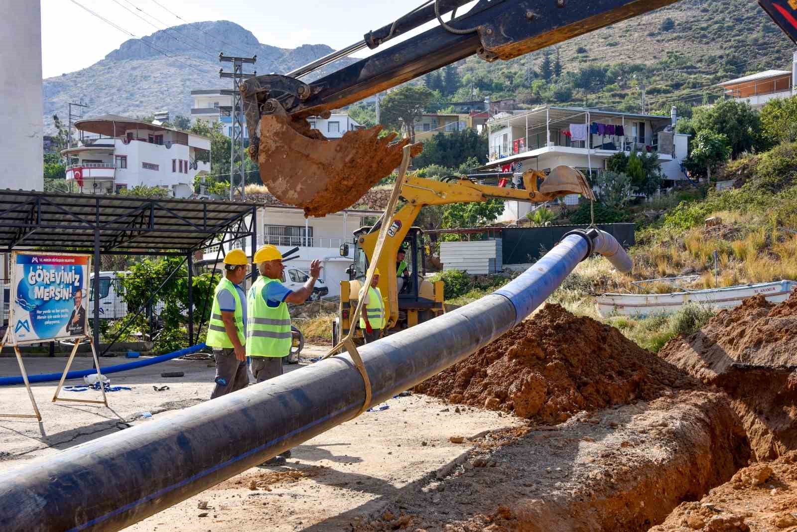 MESKİ, Aydıncık’ta kesintisiz içme suyu altyapısını güçlendirdi