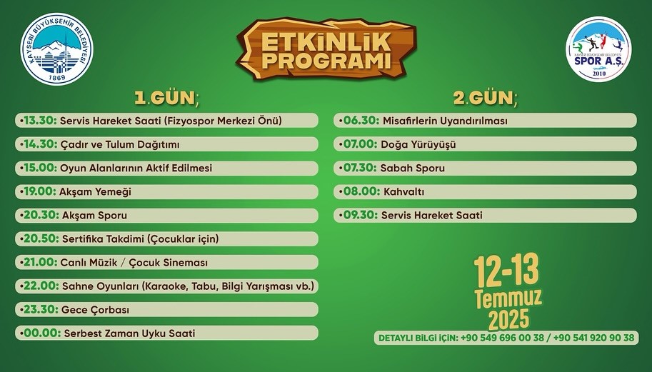 ’Doğa Seni Çağırıyor’ Doğa Kampı’na kayıtlar başladı