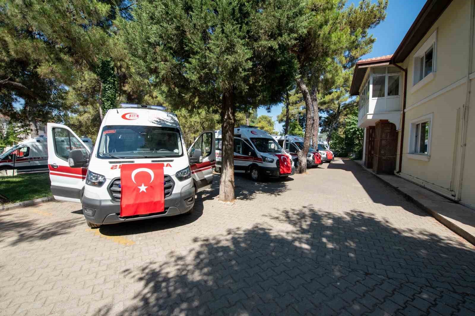 Muğla’ya 4 yeni ambulans tahsis edildi