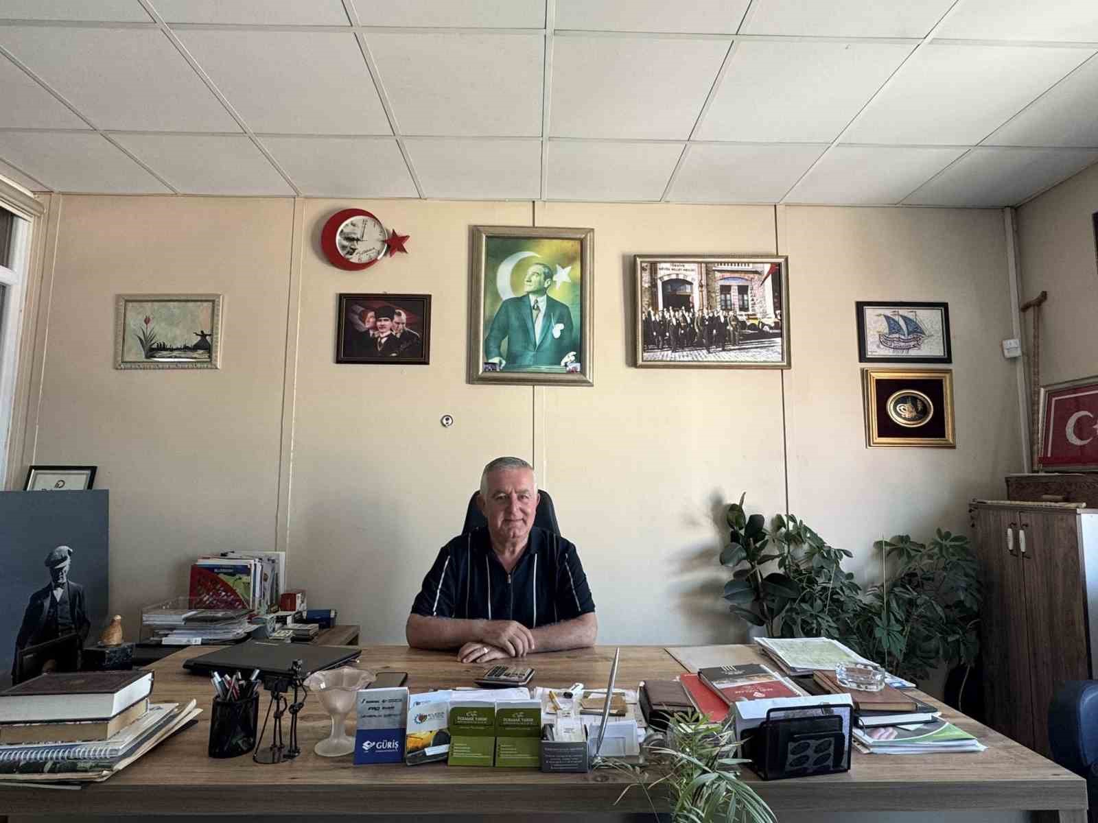 Yangın bölgesindeki çiftçiye büyük destek