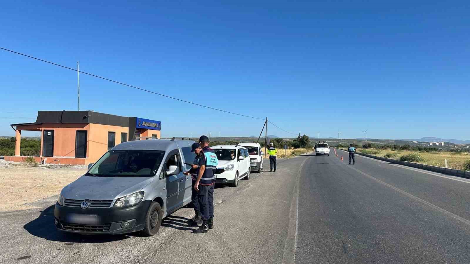 Didim’de havadan trafik denetimi