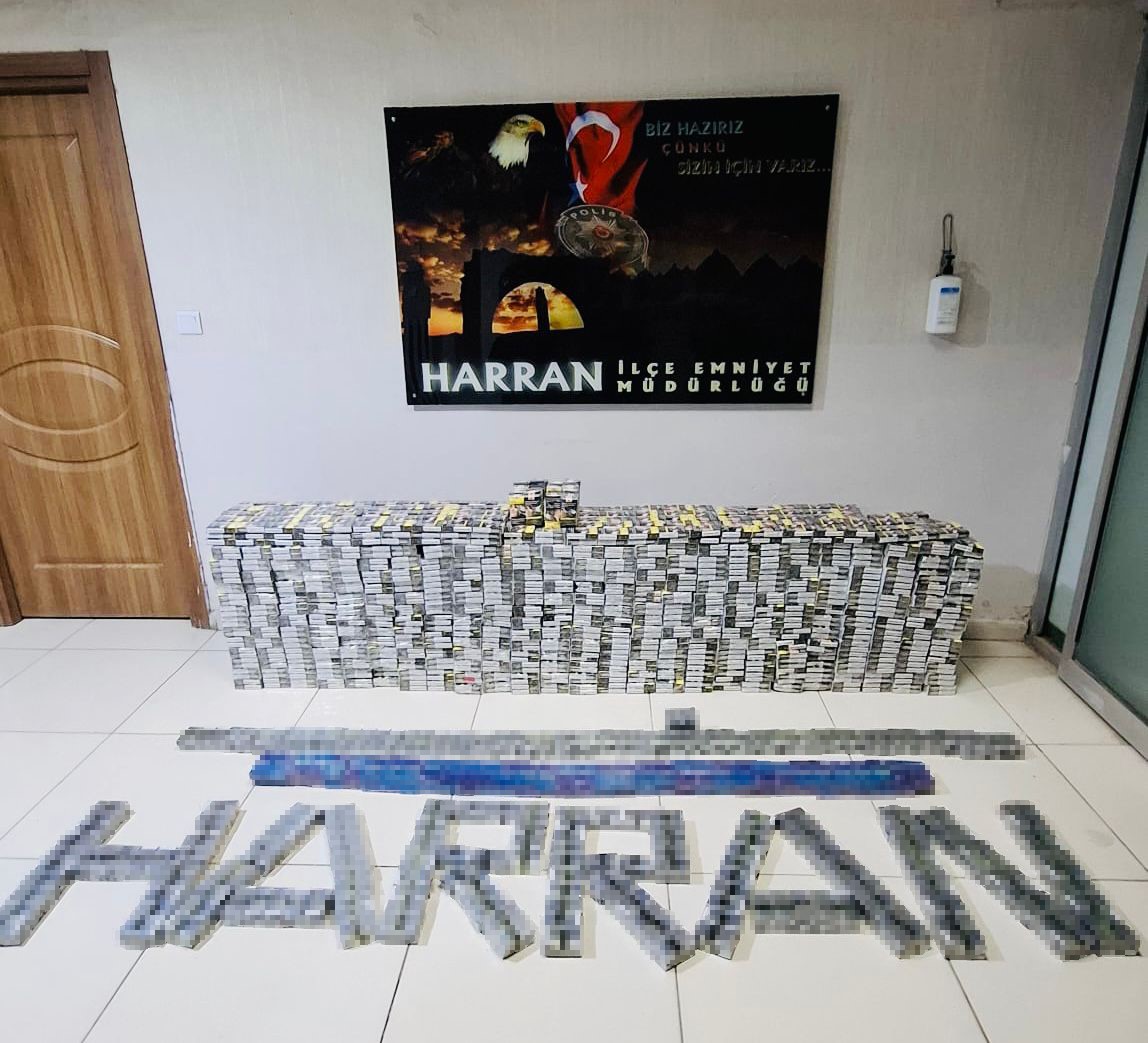 Şanlıurfa’da 4 bin paket kaçak sigara ele geçirildi: 1 gözaltı