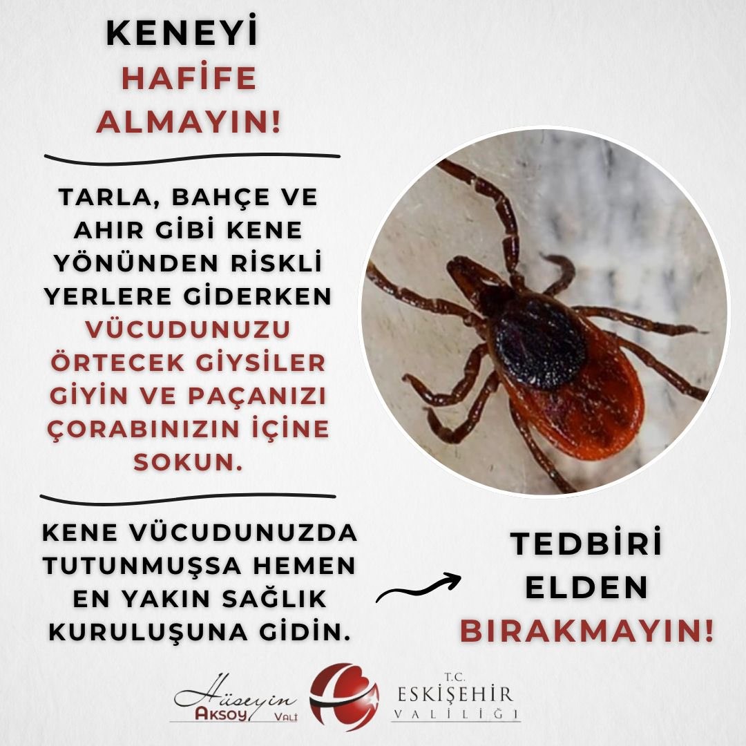 Eskişehir Valiliği’nden kene uyarısı