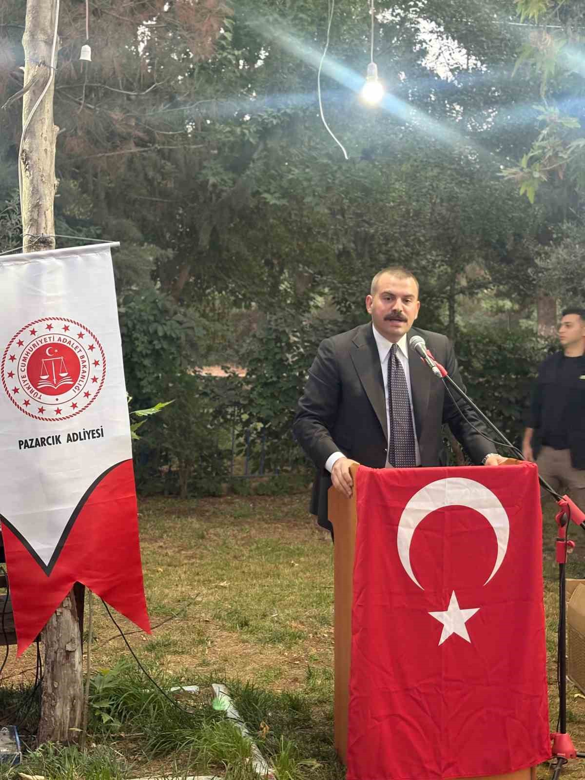 Pazarck Adliyesinden tayin olan hakim ve cumhuriyet savclarna vefa
