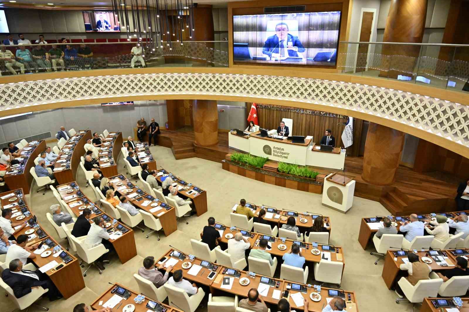 Antalya Büyükşehir Meclisi 11 Temmuz’da toplanıyor