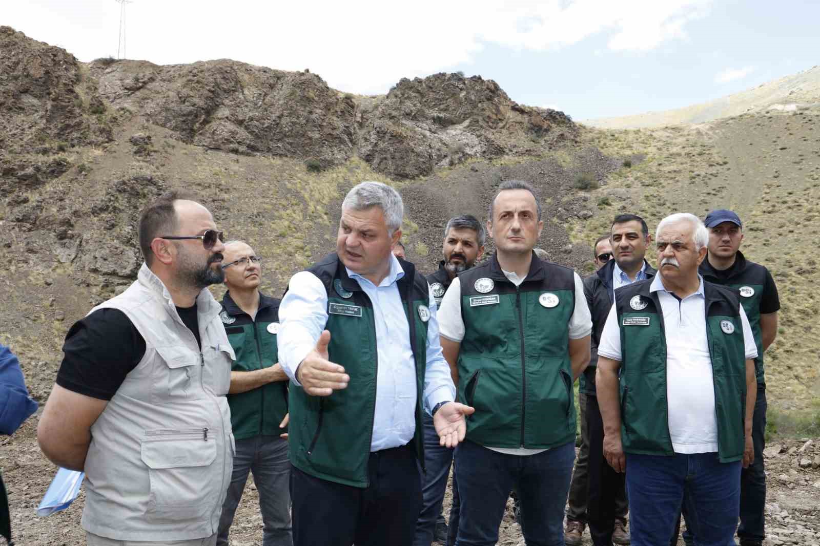 Söylemez Barajı şantiyesine üst düzey ziyaret