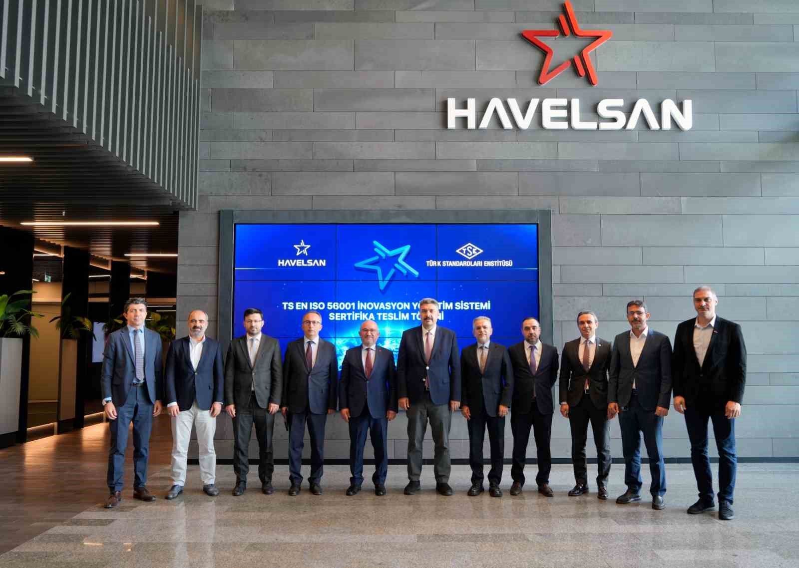HAVELSAN, yazılım alanında TSE EN ISO 56001 Belgesi’ni alan ilk savunma sanayi şirketi oldu