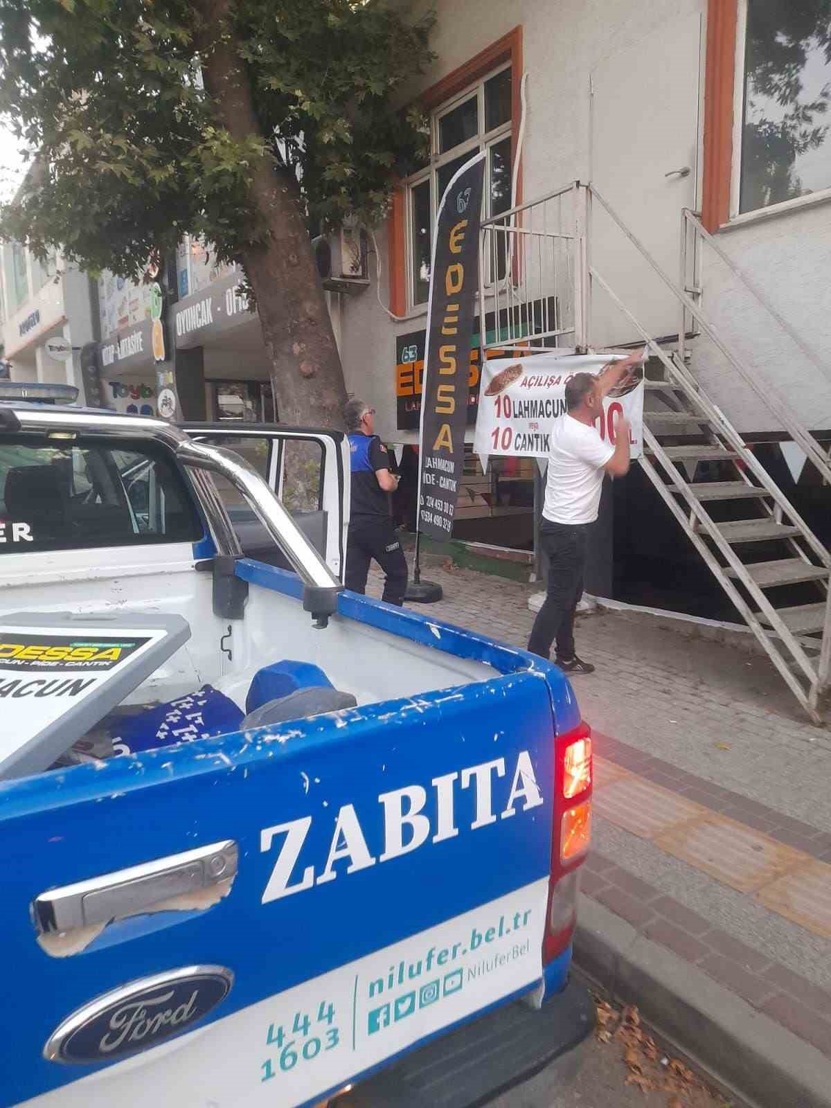 Nil&uuml;fer&rsquo;de izinsiz afişlere ge&ccedil;it yok
