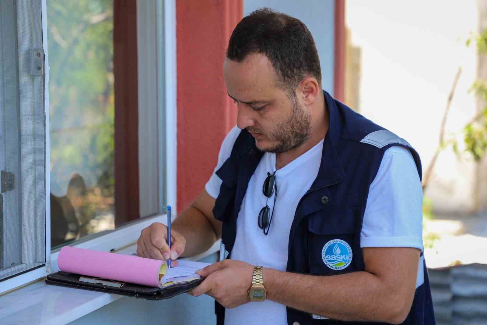 Sakarya’da 6 ayda 410 bin metreküp kaçak su kullanımının önüne geçildi