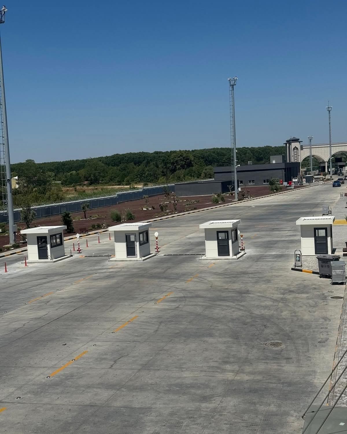 İpsala Gümrük Kapısı’na 4 yeni peron konuldu