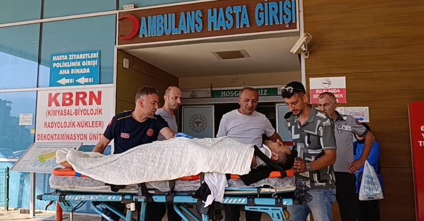 Elektrik direğinde çalışma yaparken akıma kapıldı