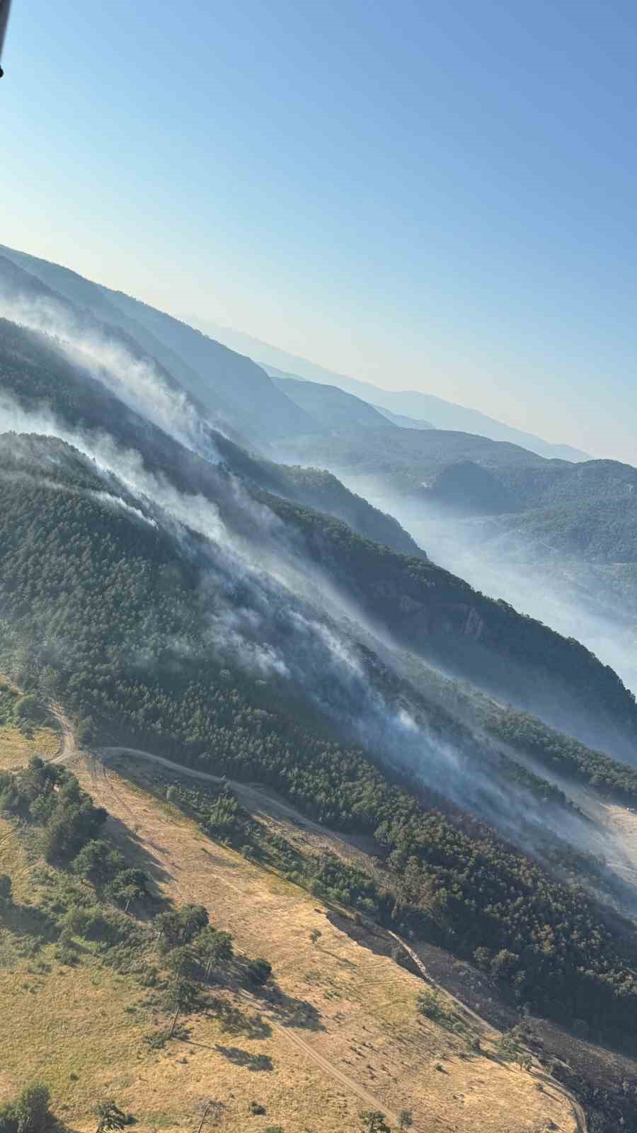 Sındırgı&rsquo;da yangına sabah m&uuml;dahalesi
