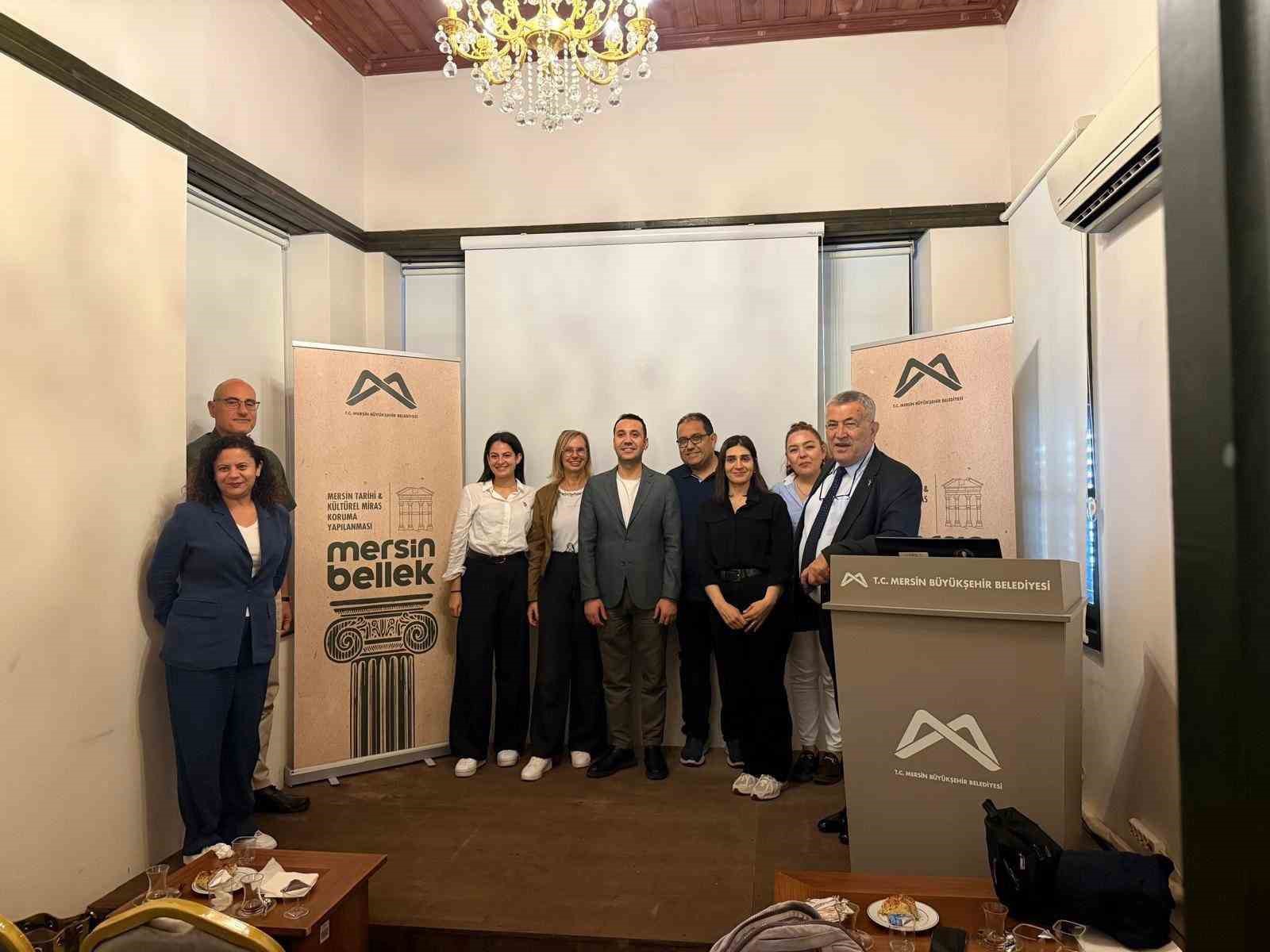 Gazimausa Heyeti, Mersinin Kent Miras Projelerini yerinde inceledi
