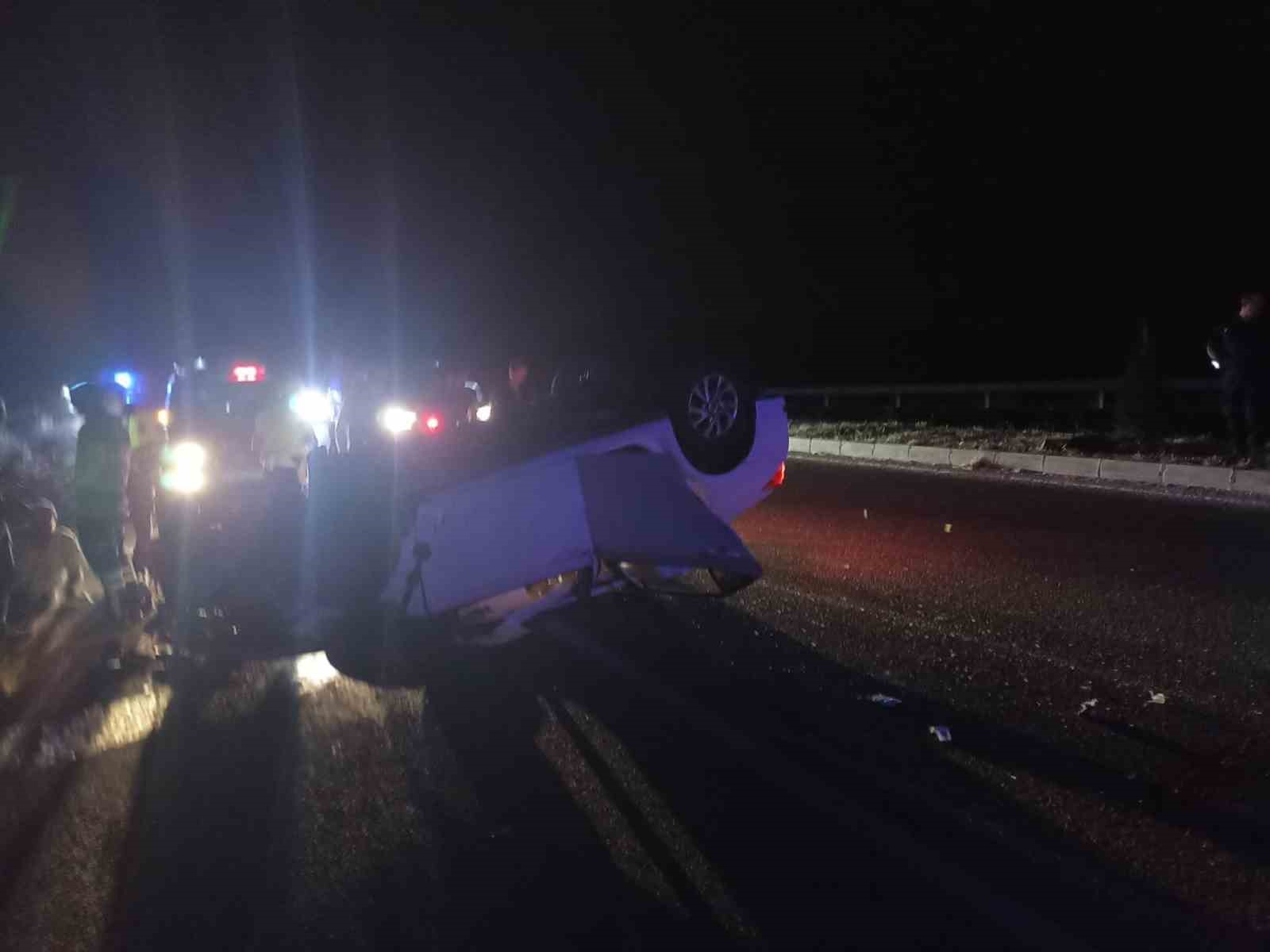 Malatya&rsquo;da otomobil devrildi: 4 yaralı
