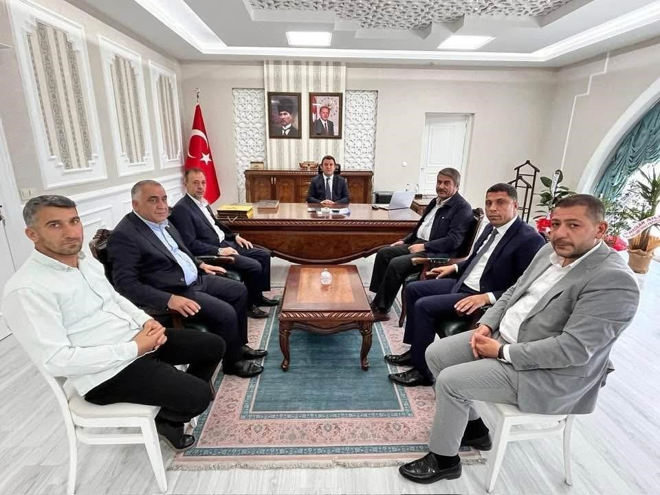 Belediye Başkanlarından Kaymakam Dertlioğlu’na ziyaret