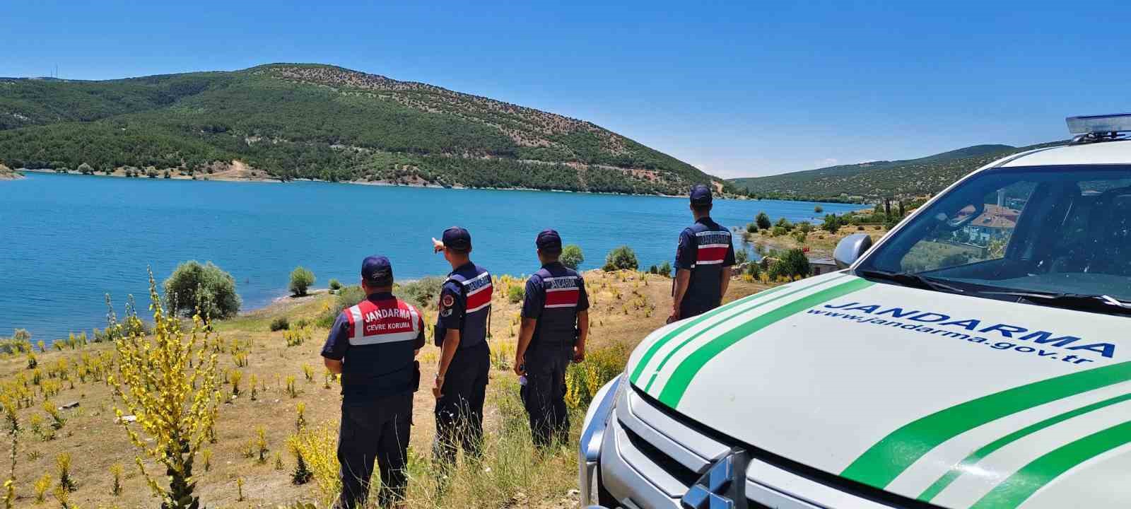 Jandarma ekipleri Çayıralan’da baraj denetimi yaptı