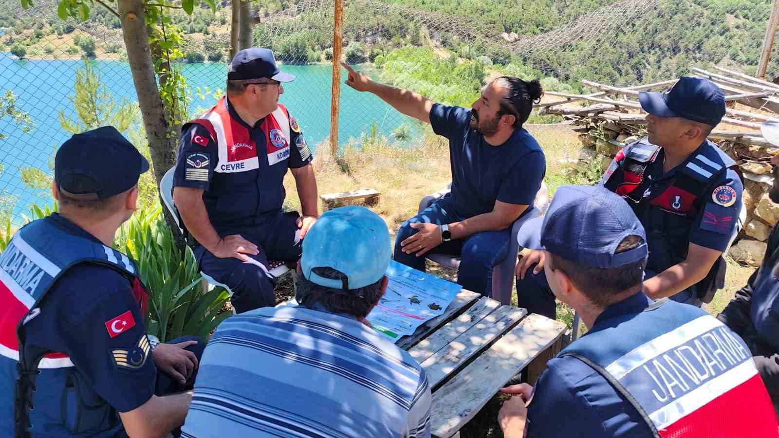 Jandarma ekipleri Çayıralan’da baraj denetimi yaptı
