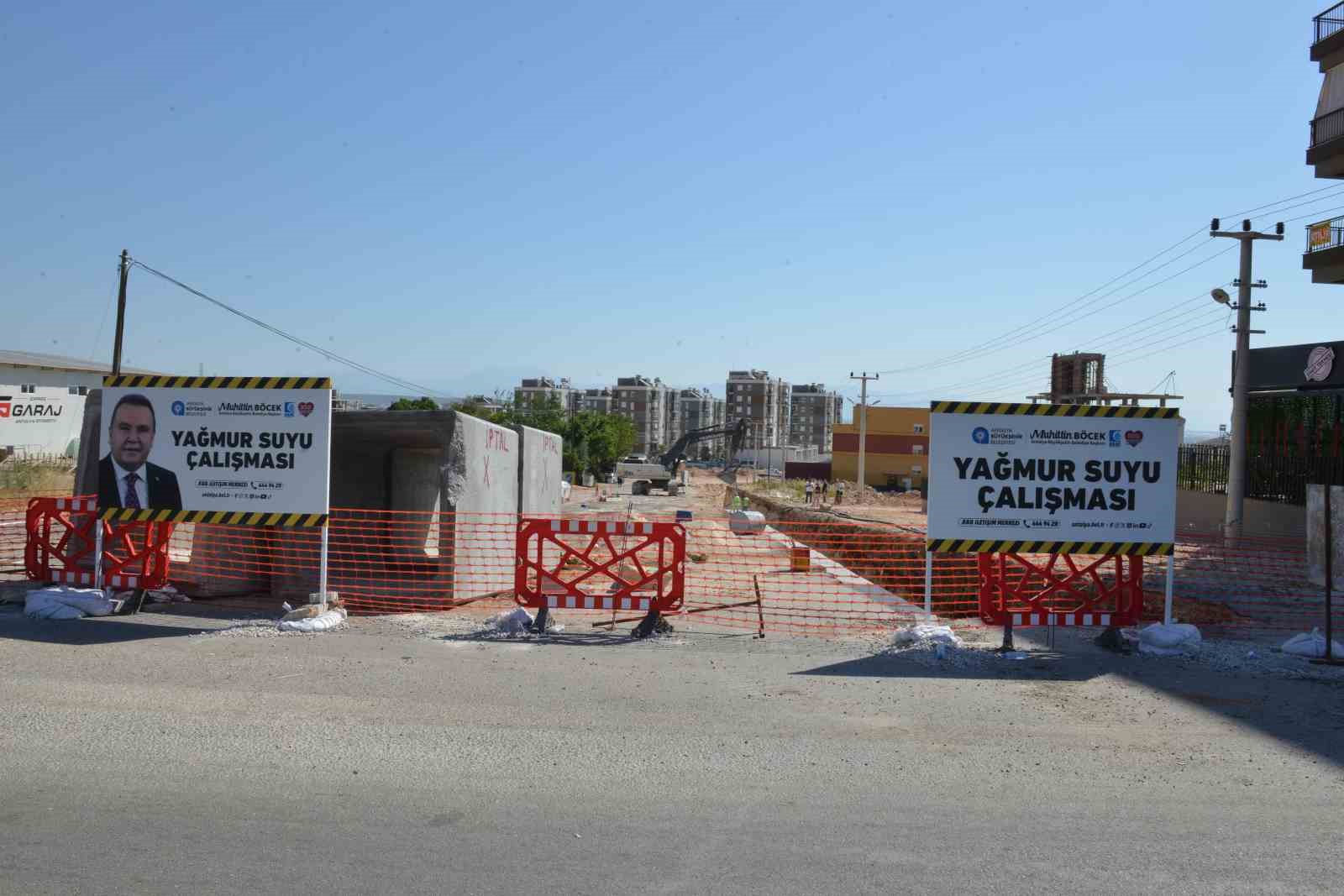 Kepez Fevzi Çakmak Mahallesi’ne 92 milyon TL’lik yağmur suyu yatırımı