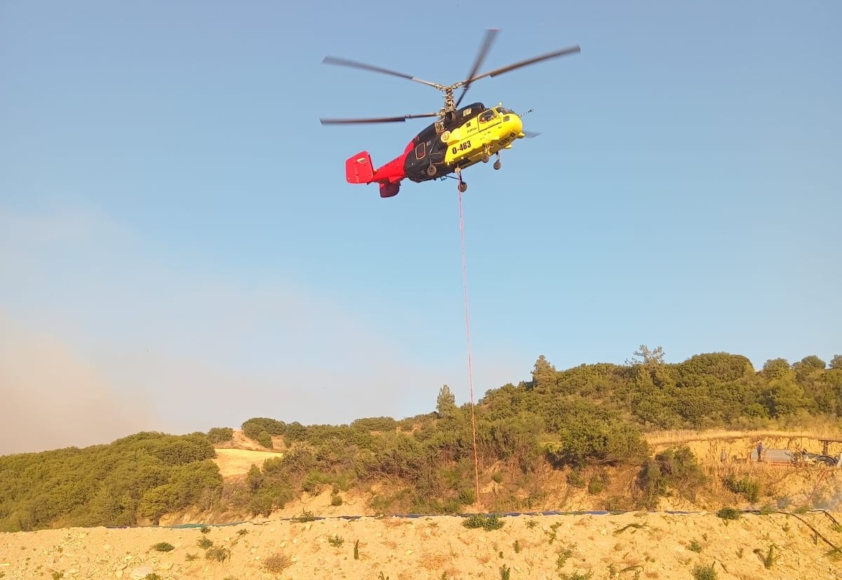 Yangın için su anonsu