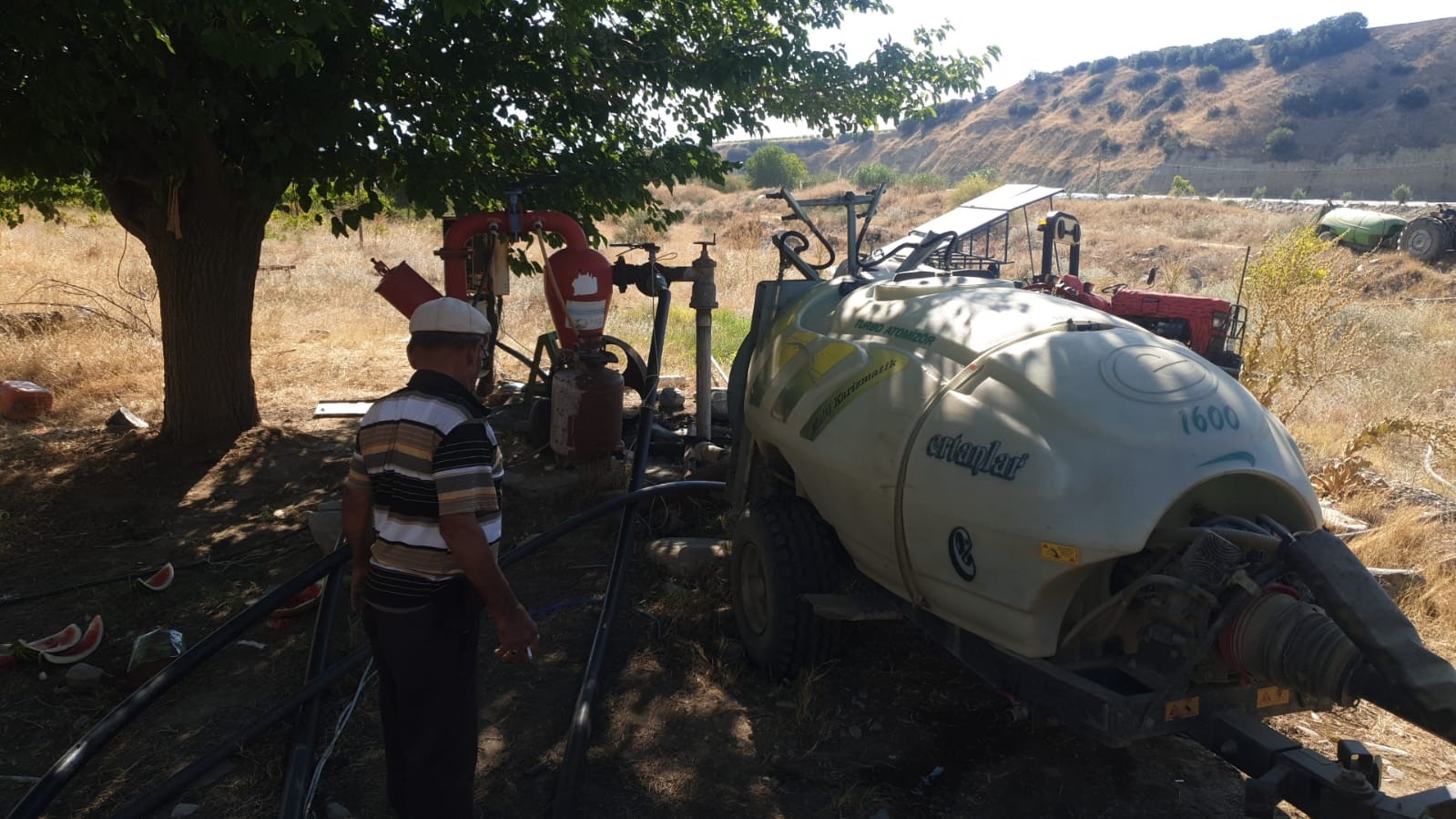 Yangın i&ccedil;in su anonsu
