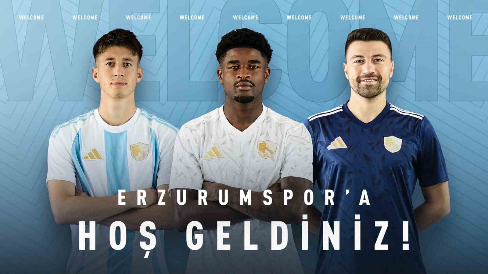 Erzurumspor Mert Önal, Brandon Baiye ve Hüsemettin Yener’le anlaştı