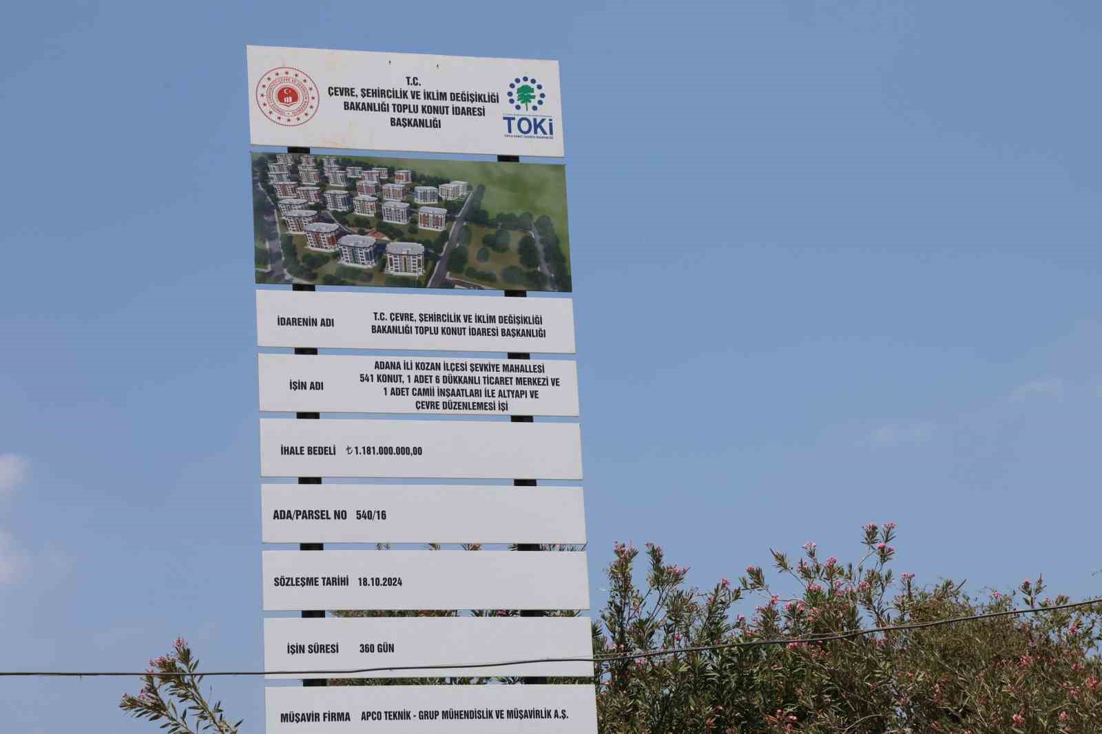 Kozanda TOK tarafndan ina edilen deprem ve sosyal konutlarnda sona gelindi
