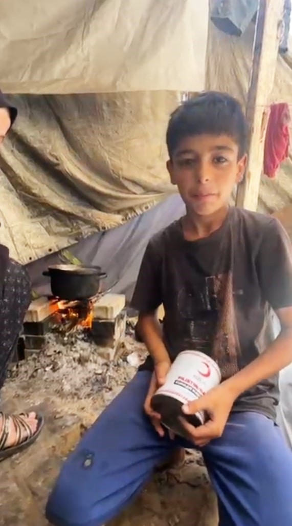 Gazze&rsquo;de 7 ay sonra sofraya gelen et sevindirdi
