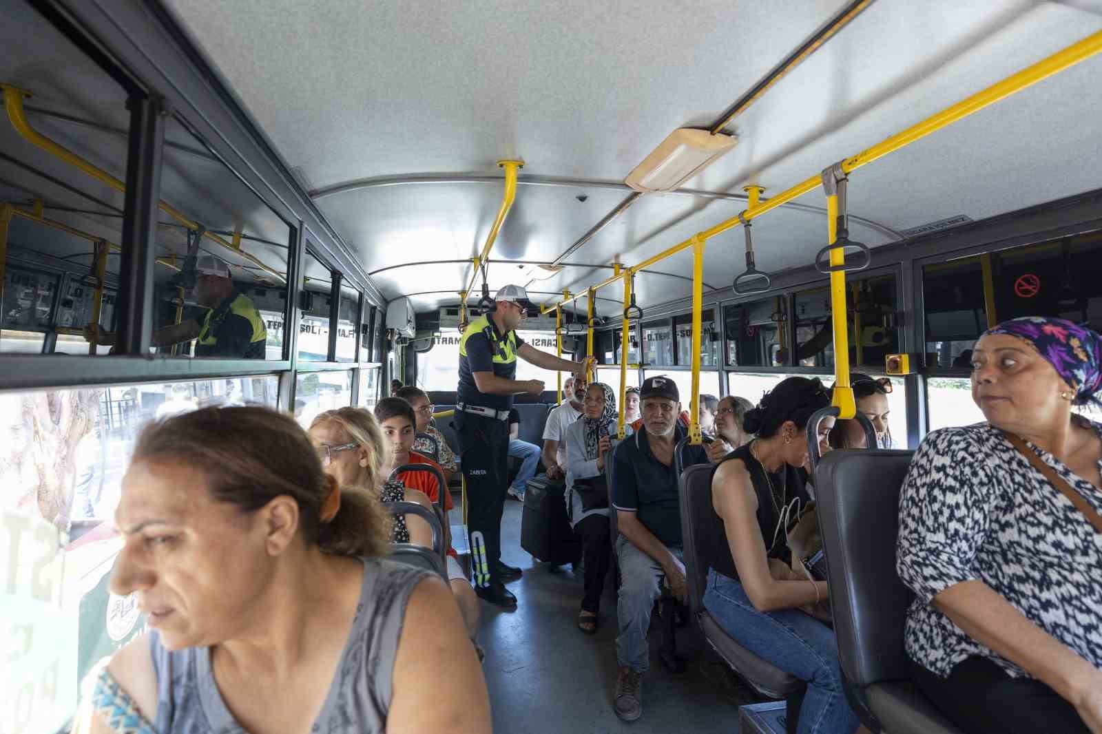 Mersinde toplu tama aralarnda klima denetimi
