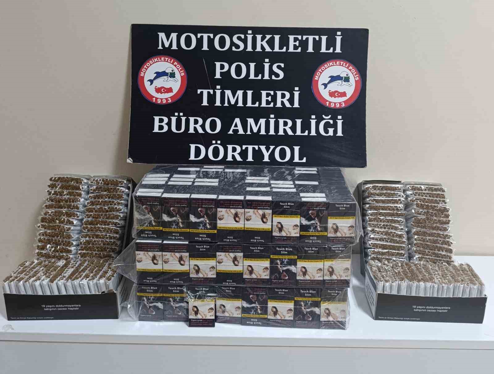 Hatay’da gümrük kaçağı sigara operasyonu