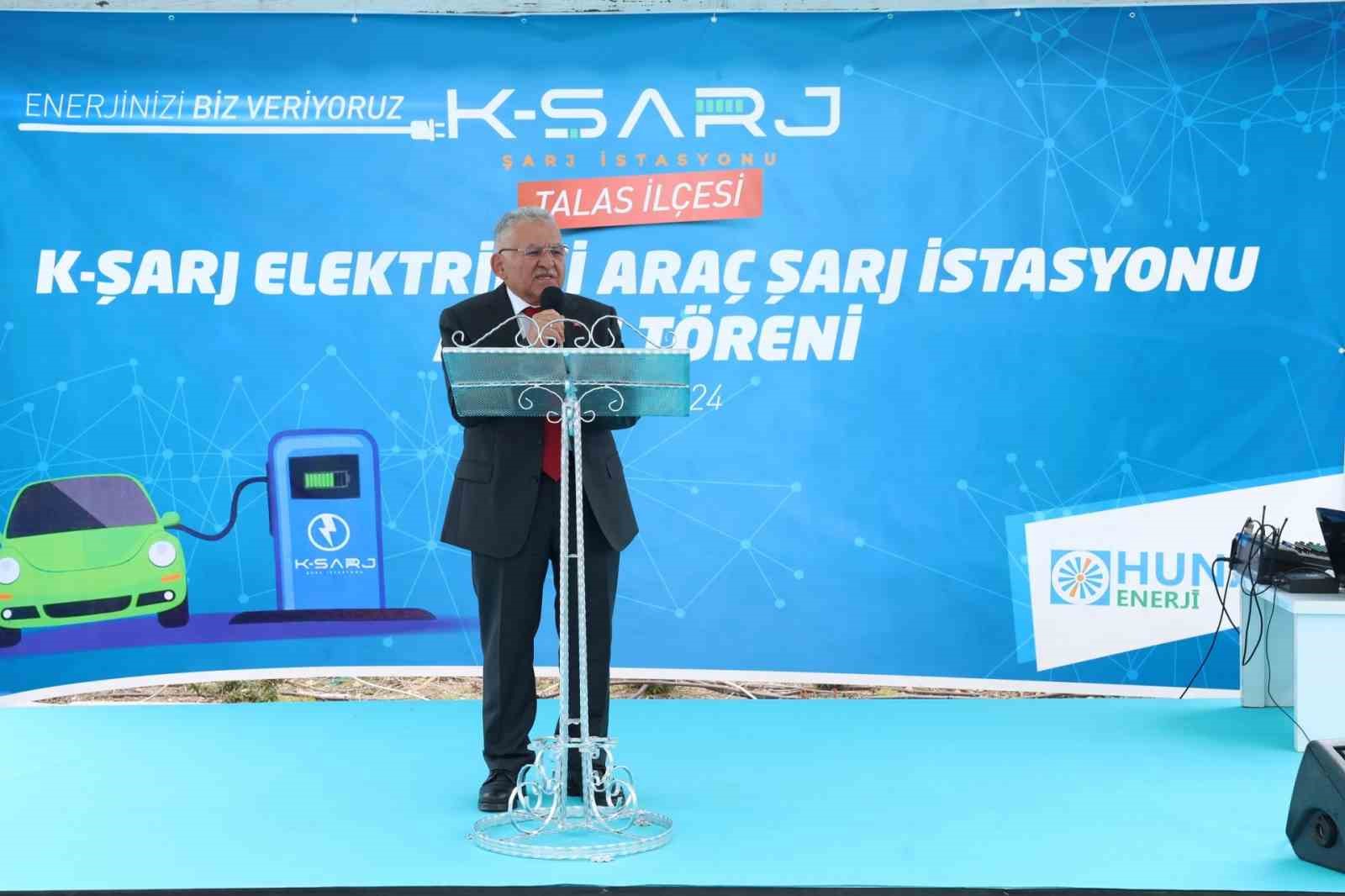 Kayseri Büyükşehir Belediyesi, elektrikli araç şarj istasyonunu 120’ye çıkaracak