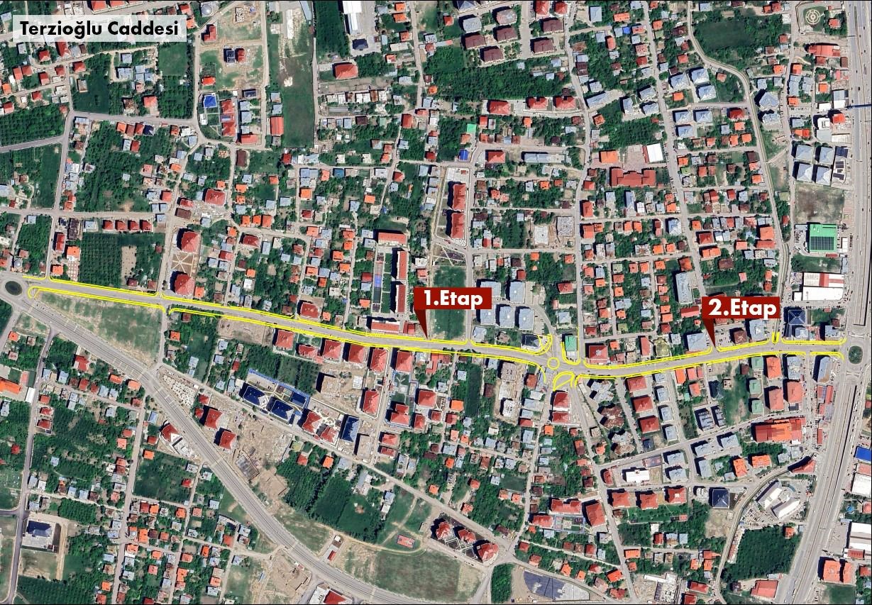 Van Büyükşehir Belediyesi Terzioğlu Caddesi’ni yeniliyor