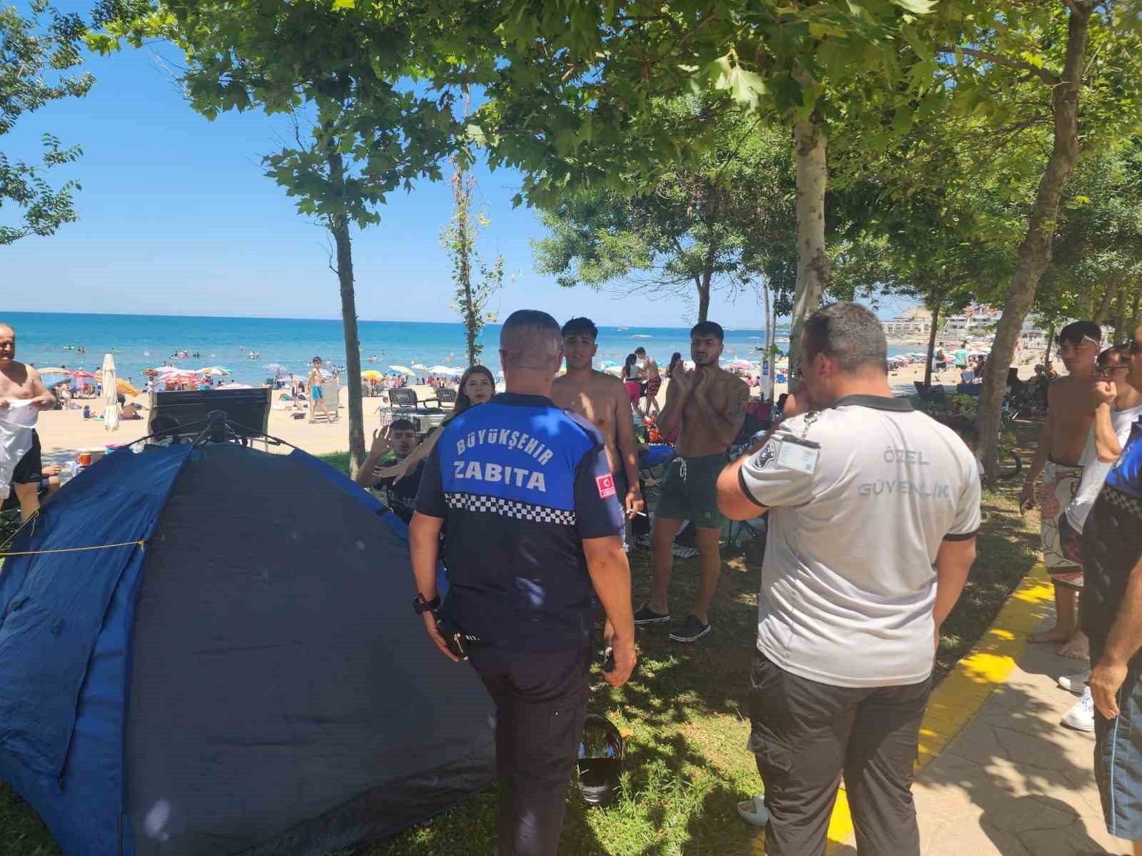 Kamp alanı dışına çadır kuranlara sıkı denetim