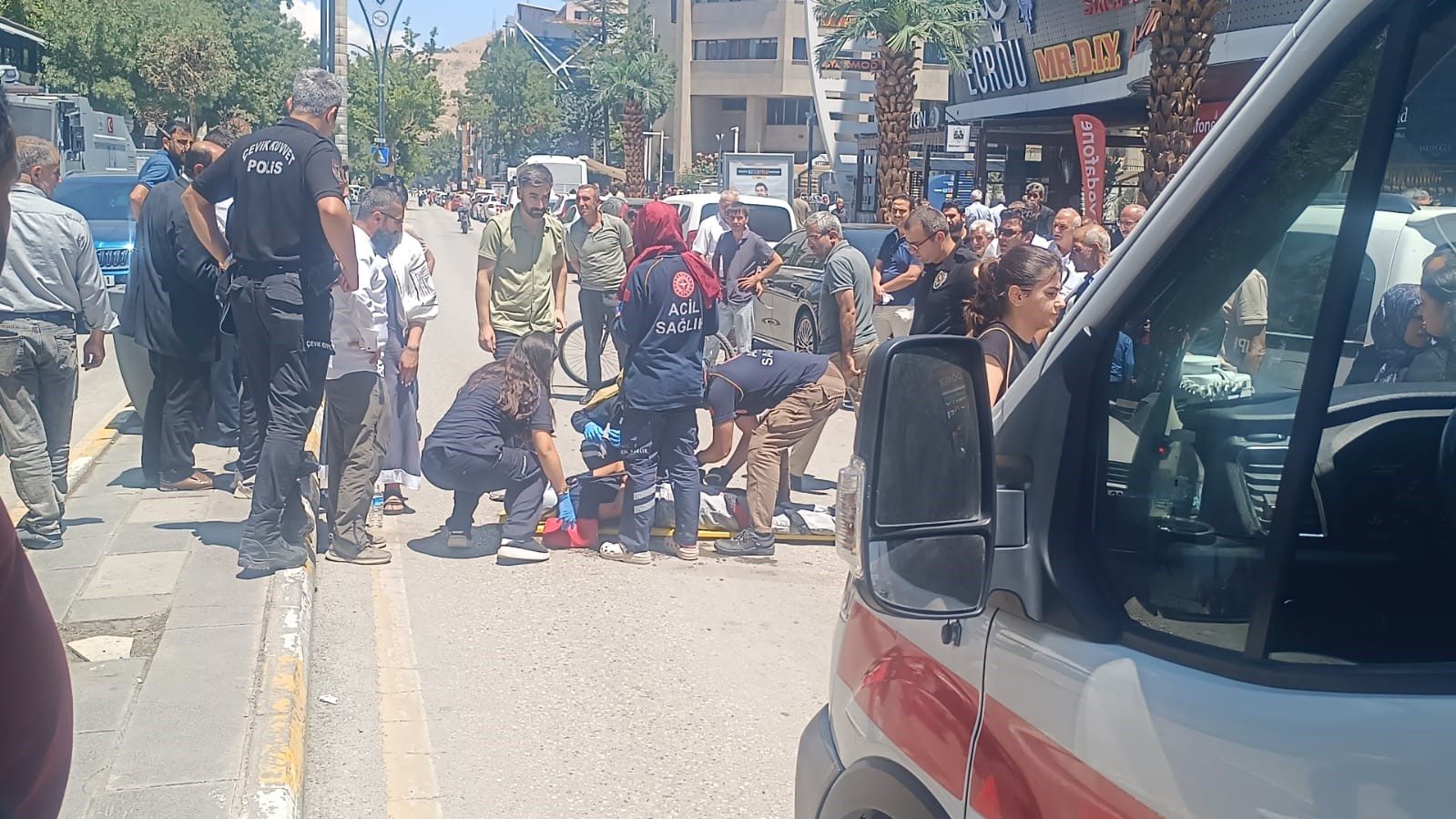 Scooterın çarptığı çocuk yaralandı