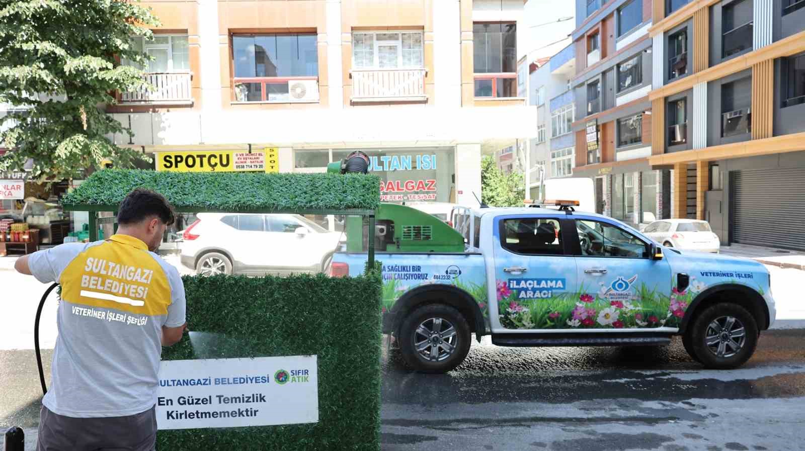 Sultangazi&rsquo;de yaz boyu ila&ccedil;lama seferberliği
